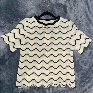 Solitaire knit blouse